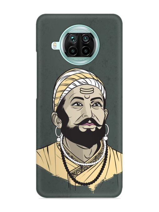Shivaji Maharaj Vector Art Snap Case for Xiaomi Mi 10I (5G) Zapvi