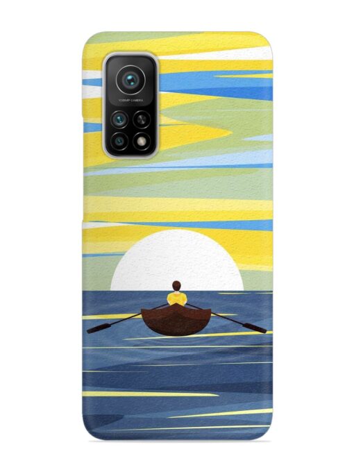 Rowing Person Ferry Paddle Snap Case for Xiaomi Mi 10T (5G) Zapvi