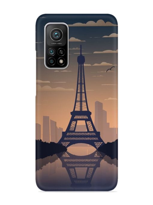 France Paris Eiffel Tower Gradient Snap Case for Xiaomi Mi 10T (5G) Zapvi