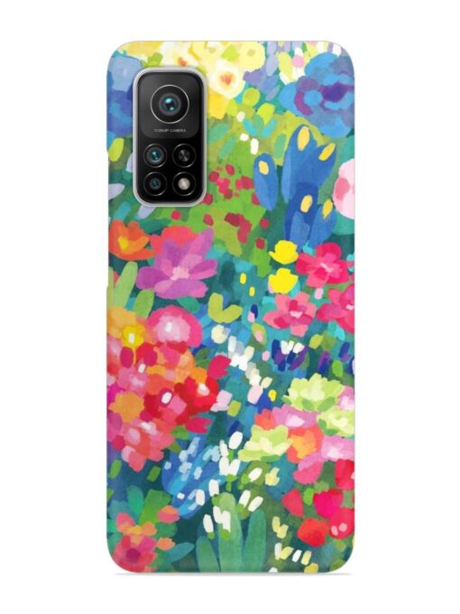 Watercolor Flower Art Snap Case for Xiaomi Mi 10T (5G) Zapvi