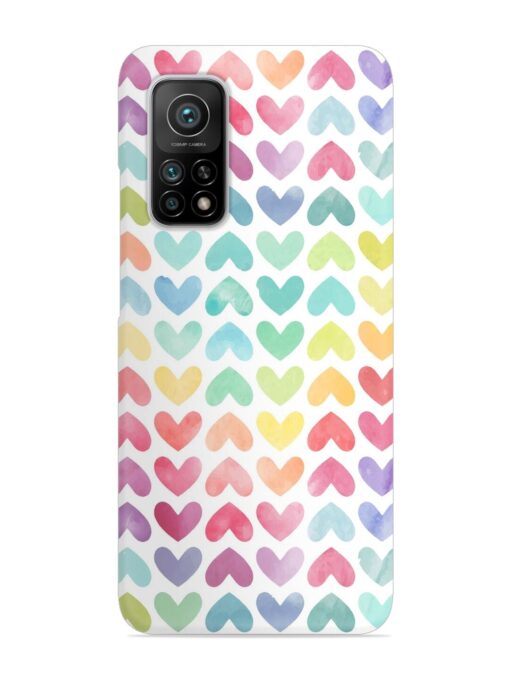 Seamless Colorful Watercolor Snap Case for Xiaomi Mi 10T (5G) Zapvi