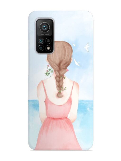 Watercolor Girl Vector Snap Case for Xiaomi Mi 10T (5G) Zapvi