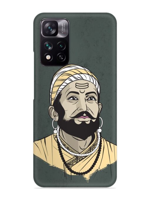 Shivaji Maharaj Vector Art Snap Case for Xiaomi Mi 11I (5G) Zapvi