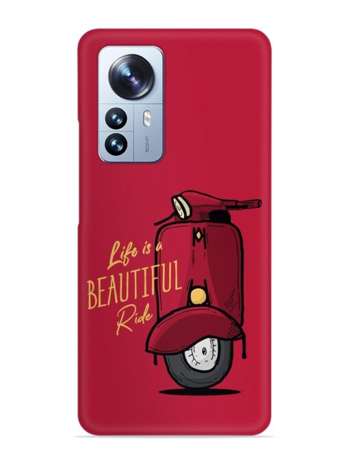 Life Is Beautiful Rides Snap Case for Xiaomi Mi 12 Pro (5G) Zapvi