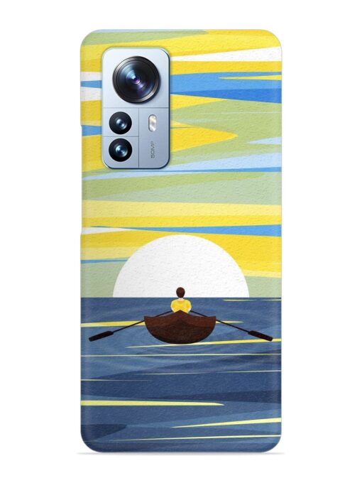 Rowing Person Ferry Paddle Snap Case for Xiaomi Mi 12 Pro (5G) Zapvi