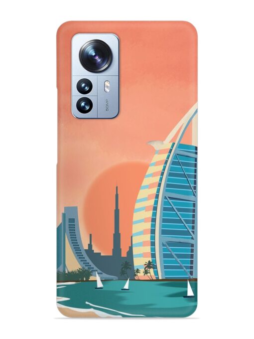 Dubai Architectural Scenery Snap Case for Xiaomi Mi 12 Pro (5G) Zapvi