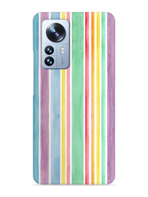 Hand Drawn Watercolor Snap Case for Xiaomi Mi 12 Pro (5G) Zapvi