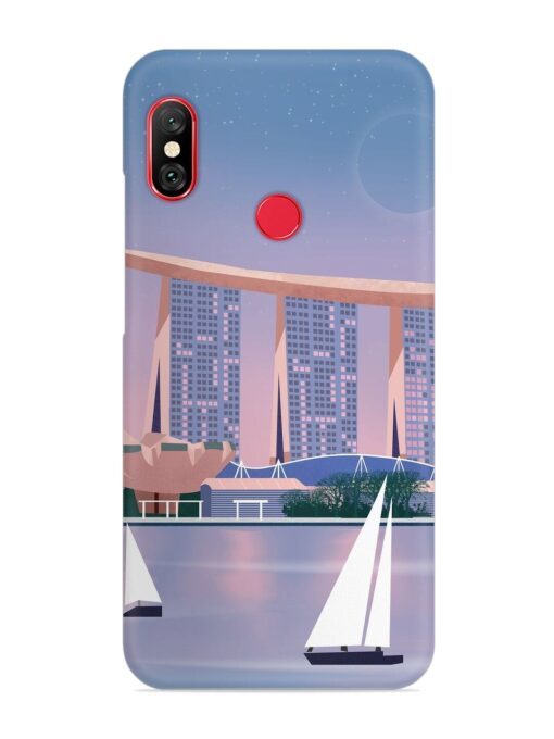 Singapore Scenery Architecture Snap Case for Xiaomi Mi A2 Zapvi