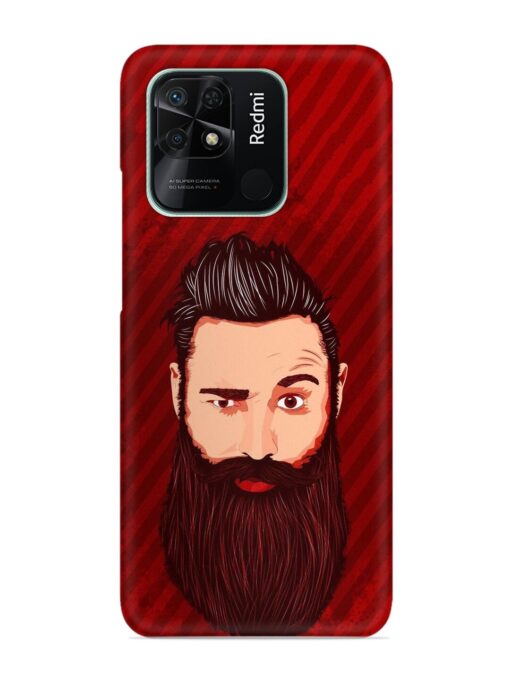 Beardo Man Snap Case for Xiaomi Redmi 10 Zapvi