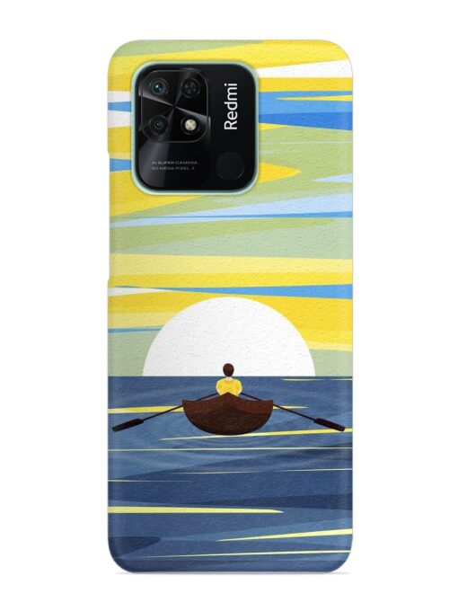 Rowing Person Ferry Paddle Snap Case for Xiaomi Redmi 10 Zapvi