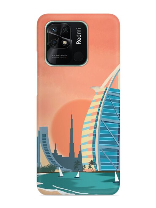 Dubai Architectural Scenery Snap Case for Xiaomi Redmi 10 Zapvi