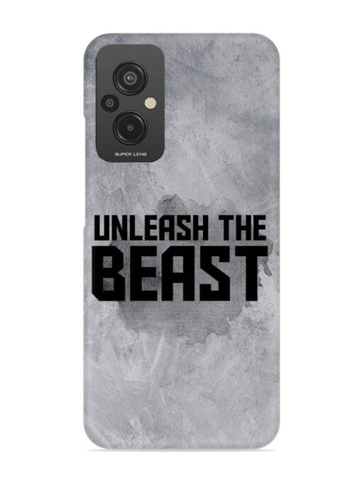 Unleash The Beast Snap Case for Xiaomi Redmi 11 Prime (4G) Zapvi
