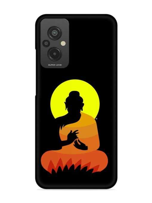 Buddha Art Black Snap Case for Xiaomi Redmi 11 Prime (4G) Zapvi
