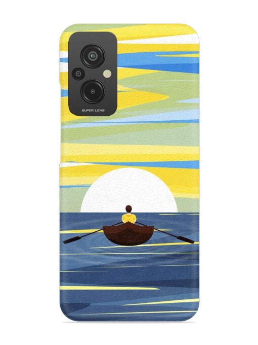 Rowing Person Ferry Paddle Snap Case for Xiaomi Redmi 11 Prime (4G) Zapvi