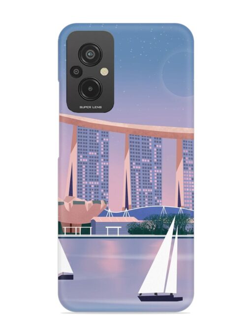 Singapore Scenery Architecture Snap Case for Xiaomi Redmi 11 Prime (4G) Zapvi