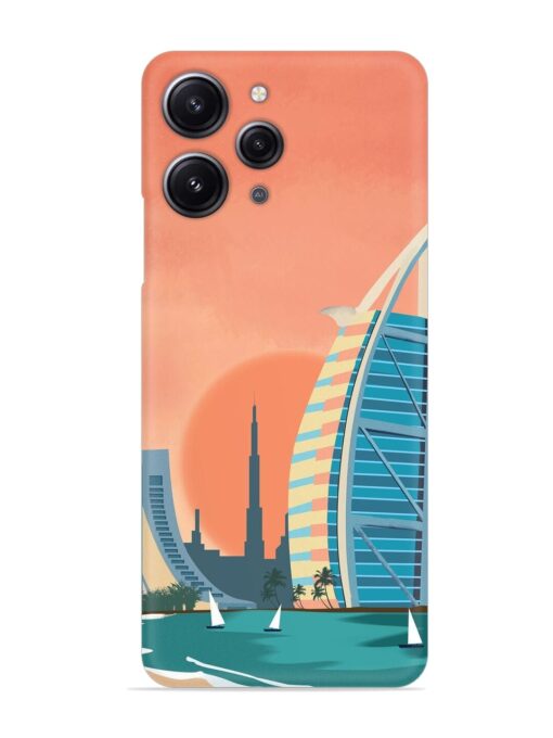 Dubai Architectural Scenery Snap Case for Xiaomi Redmi 12 (4G) Zapvi