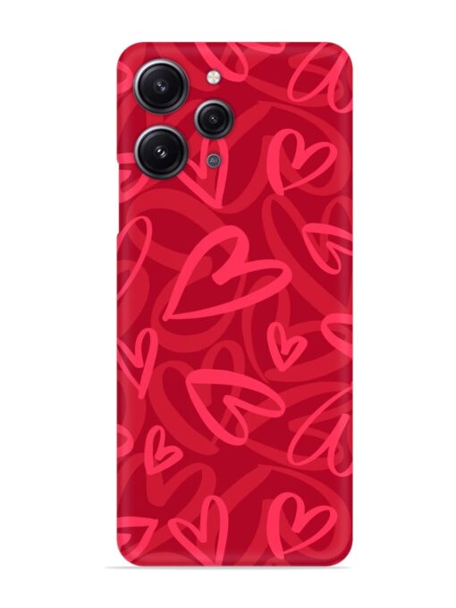 Seamless Romantic Pattern Snap Case for Xiaomi Redmi 12 (4G) Zapvi