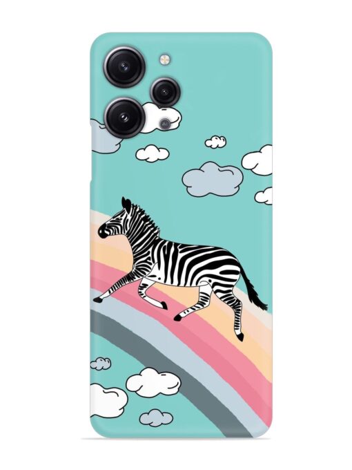 Running Zebra Snap Case for Xiaomi Redmi 12 (4G) Zapvi