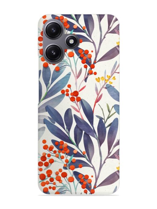 Seamless Floral Pattern Snap Case for Xiaomi Redmi 12 (5G) Zapvi