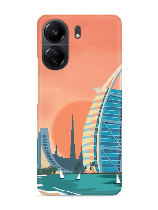 Dubai Architectural Scenery Snap Case for Xiaomi Redmi 13C (4G) Zapvi