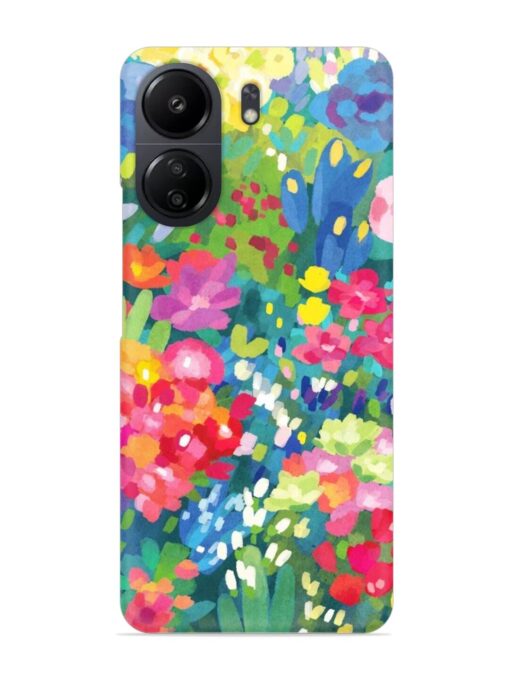Watercolor Flower Art Snap Case for Xiaomi Redmi 13C (4G) Zapvi