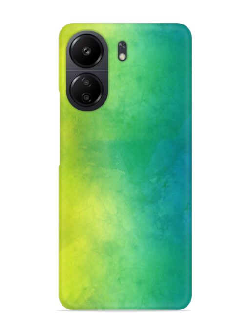 Yellow Green Gradient Snap Case for Xiaomi Redmi 13C (4G) Zapvi
