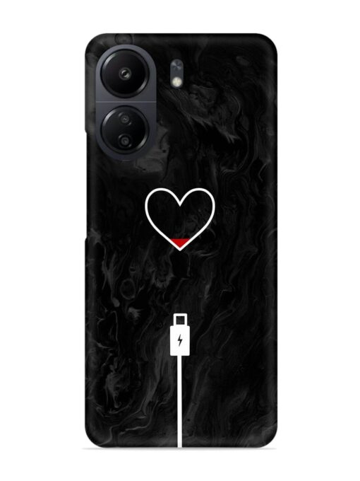 Heart Charging Vector Snap Case for Xiaomi Redmi 13C (4G) Zapvi