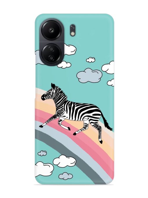 Running Zebra Snap Case for Xiaomi Redmi 13C (4G) Zapvi