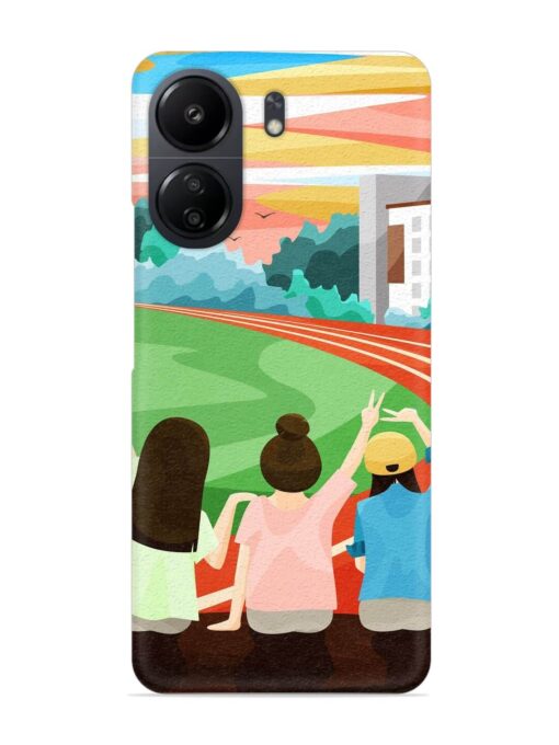 School Playground Snap Case for Xiaomi Redmi 13C (4G) Zapvi