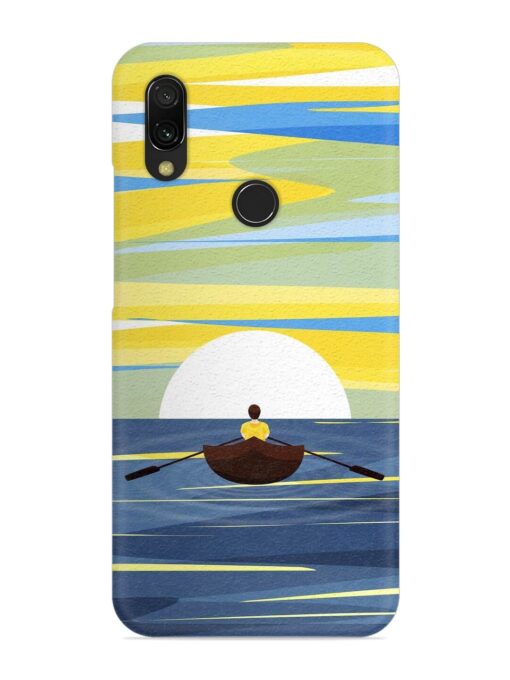 Rowing Person Ferry Paddle Snap Case for Xiaomi Redmi 7 Zapvi