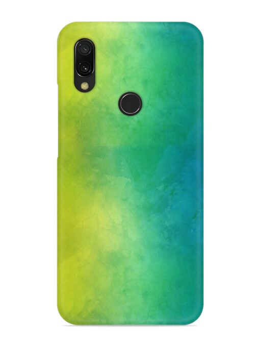 Yellow Green Gradient Snap Case for Xiaomi Redmi 7 Zapvi