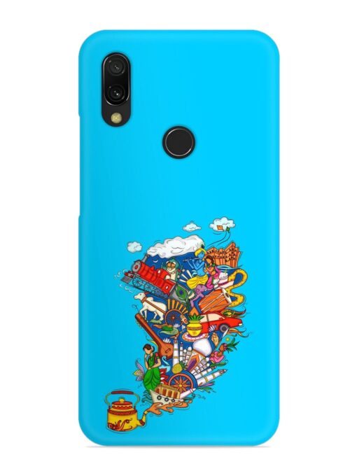 Vector Design Indian Snap Case for Xiaomi Redmi 7 Zapvi