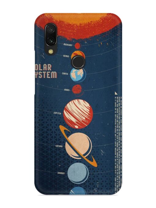 Solar System Vector Snap Case for Xiaomi Redmi 7 Zapvi