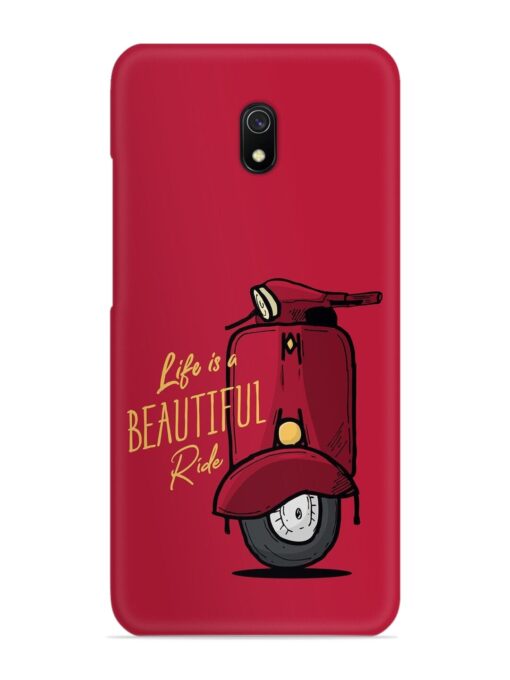 Life Is Beautiful Rides Snap Case for Xiaomi Redmi 8A Zapvi
