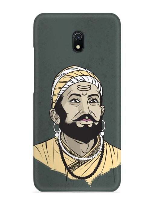 Shivaji Maharaj Vector Art Snap Case for Xiaomi Redmi 8A Zapvi