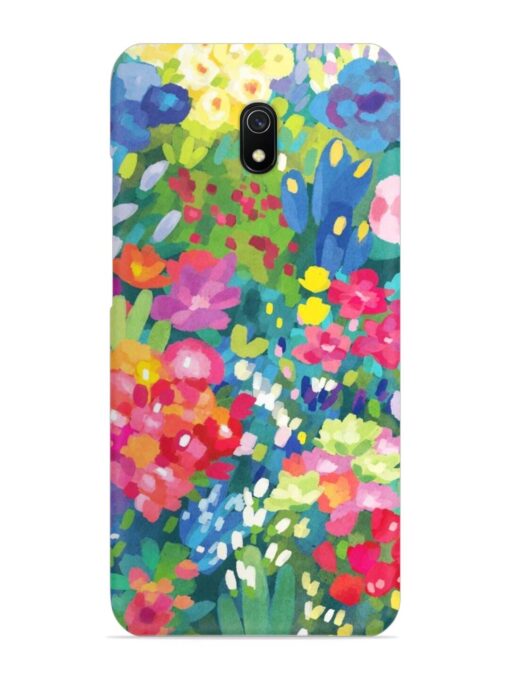 Watercolor Flower Art Snap Case for Xiaomi Redmi 8A Zapvi