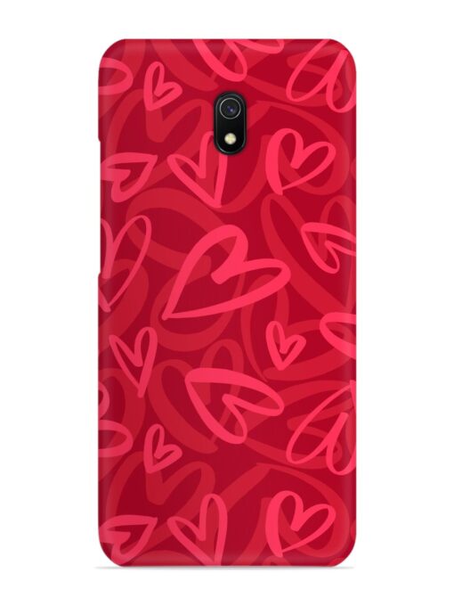 Seamless Romantic Pattern Snap Case for Xiaomi Redmi 8A Zapvi