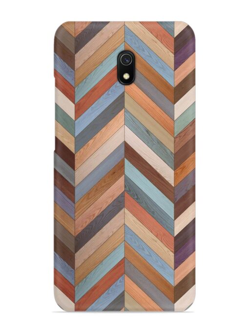 Seamless Wood Parquet Snap Case for Xiaomi Redmi 8A Zapvi