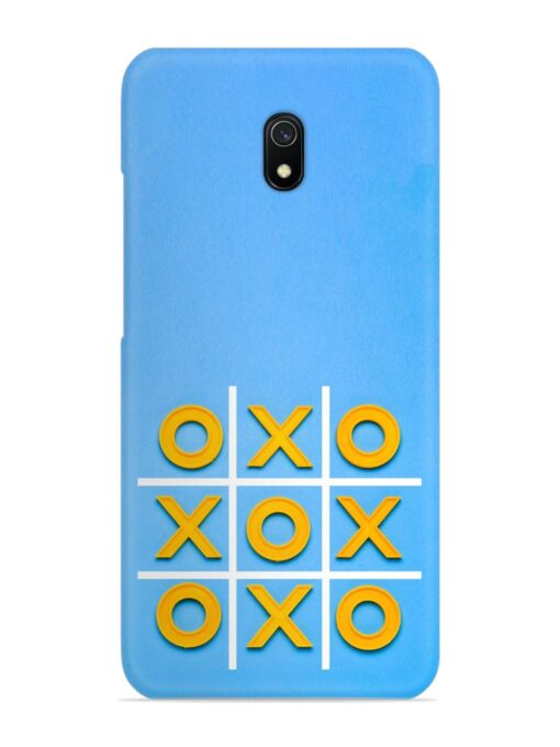Yellow Plastic Crosses Snap Case for Xiaomi Redmi 8A Zapvi
