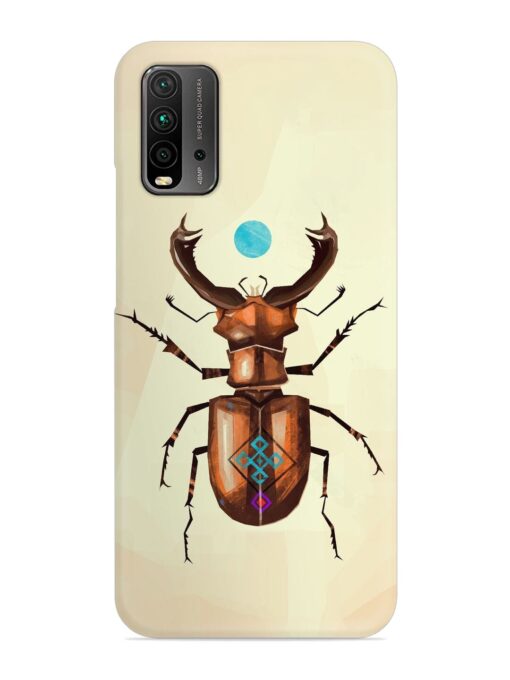 Stag Beetle Vector Snap Case for Xiaomi Redmi 9 Power Zapvi