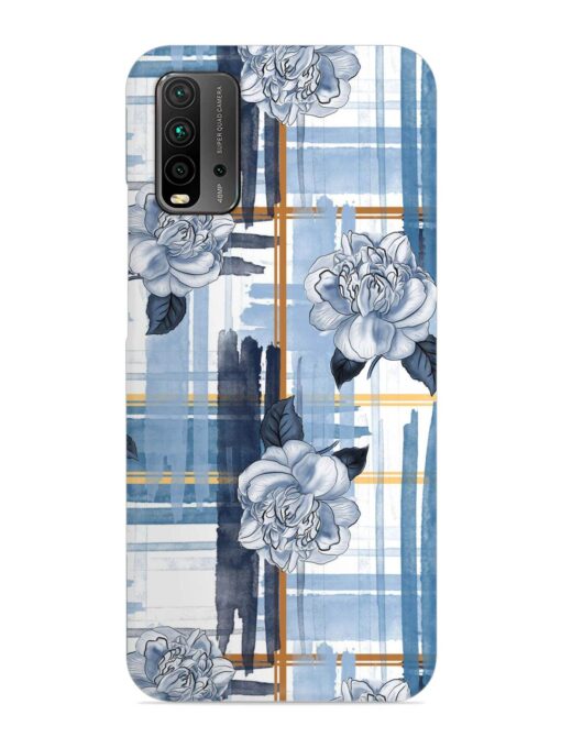 Watercolor Pattern Rose Snap Case for Xiaomi Redmi 9 Power Zapvi