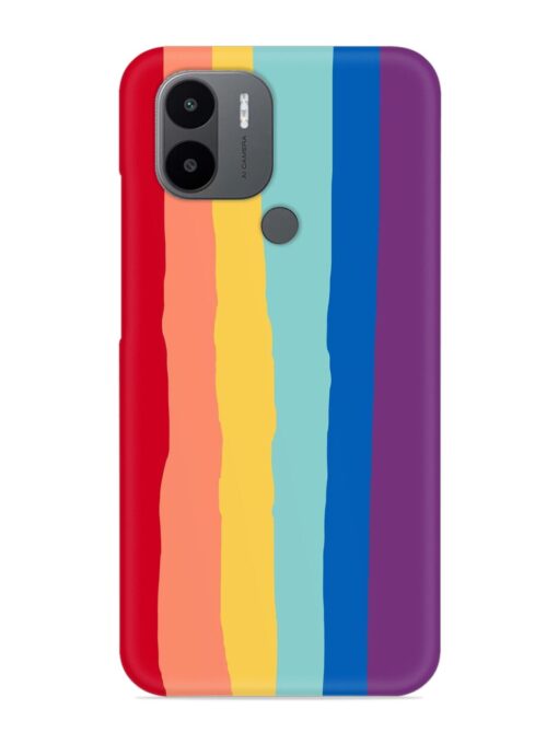Rainbow Genuine Liquid Snap Case for Xiaomi Redmi A1 Plus Zapvi
