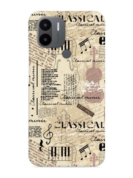 Classical Music Lpattern Snap Case for Xiaomi Redmi A1 Plus Zapvi