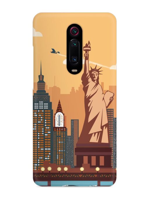 New York Statue Of Liberty Architectural Scenery Snap Case for Xiaomi Redmi K20 Pro Zapvi