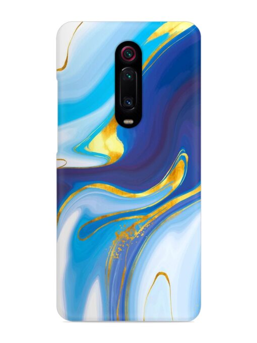 Watercolor Background With Golden Foil Snap Case for Xiaomi Redmi K20 Pro Zapvi