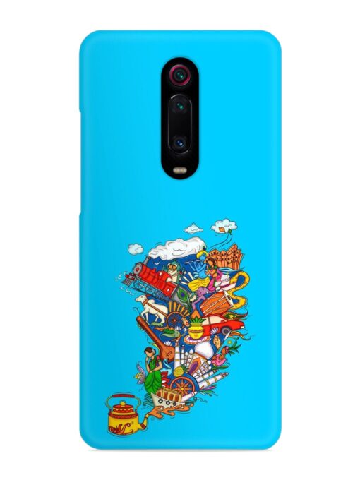 Vector Design Indian Snap Case for Xiaomi Redmi K20 Pro Zapvi