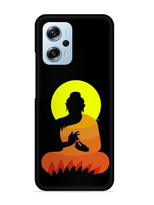 Buddha Art Black Snap Case for Xiaomi Redmi K50I (5G) Zapvi