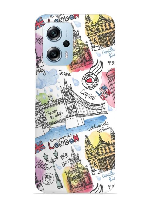 Vector London Landmark Snap Case for Xiaomi Redmi K50I (5G) Zapvi