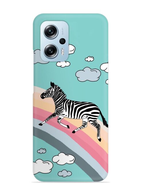 Running Zebra Snap Case for Xiaomi Redmi K50I (5G) Zapvi