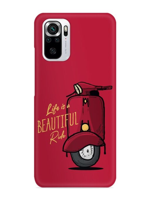 Life Is Beautiful Rides Snap Case for Xiaomi Redmi Note 10S Zapvi